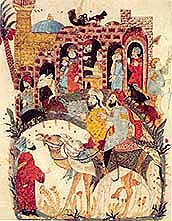 Muhammad at the besiege of Bano-Nadir